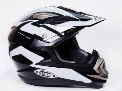 Шлем для мотоцикла XP-14 PRO BLACK (black white)