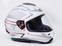 Шлем для мотоцикла G-342 WHITE LINE (white grey)