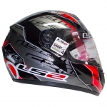 Шлем для мотоцикла FF351 EYES BLACK RED